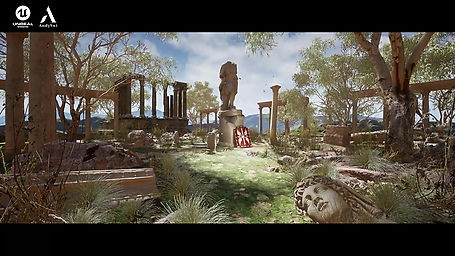 Previs - Roman Ruin - Unreal Engine